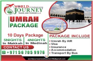 UAE ECONOMY UMRAH PACKAGE BY AIR